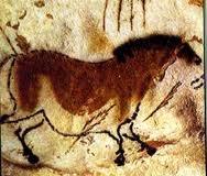 prehistorische schilderingen in de grotten van Lascaux.